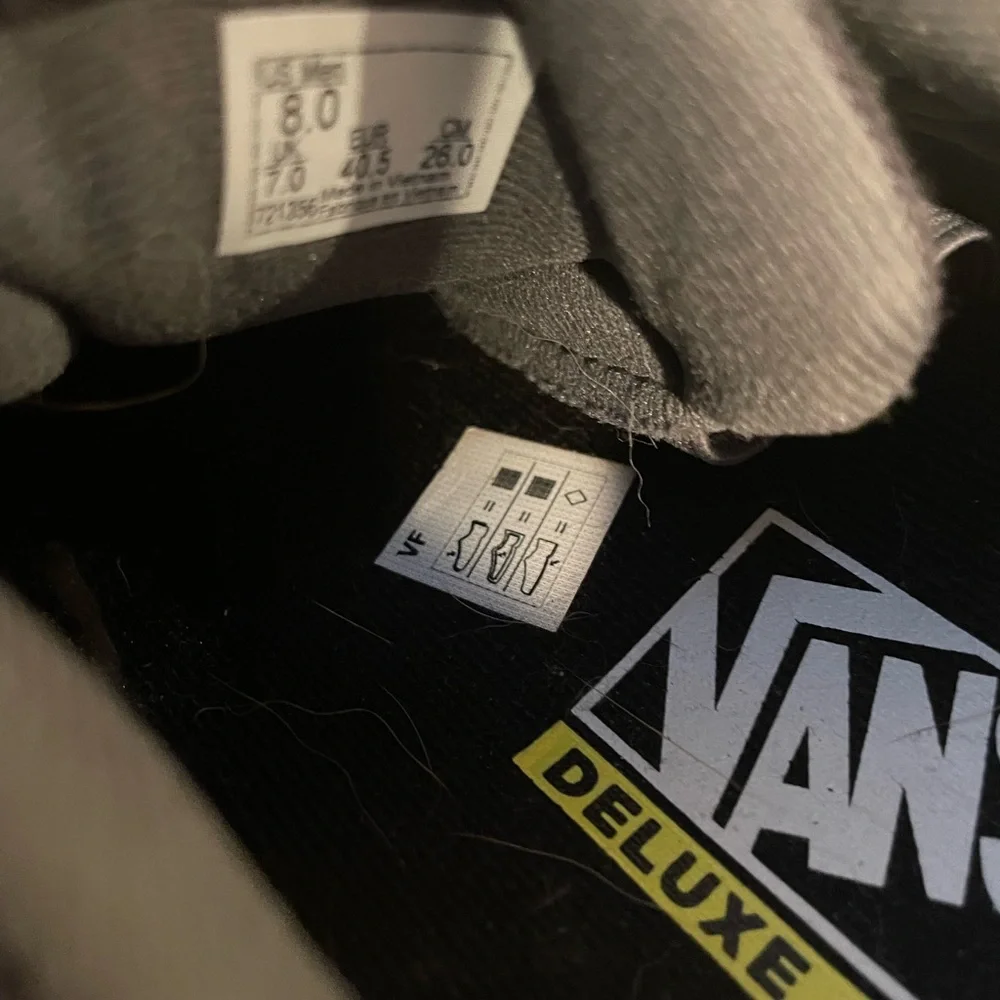 Vans Atwood Dark Gray Deluxe Comfort Ortholite Men‎ Shoes Size 8